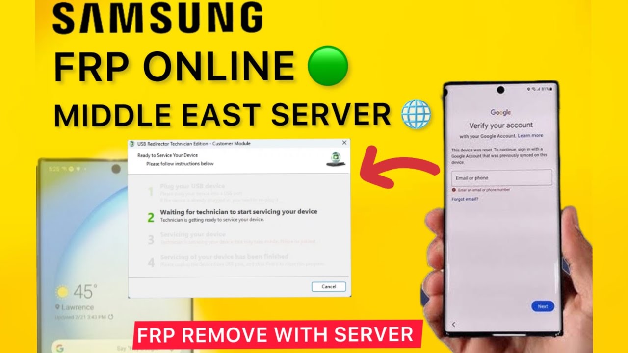 Samsung FRP Remove By USB Middle East Contry Support 2026